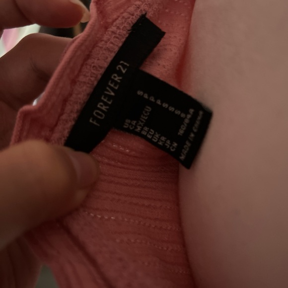 💝Pink cropped tank top - Picture 4 of 4